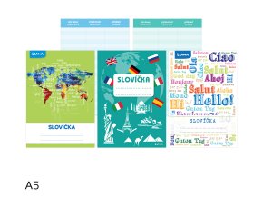 Sešit na slovíčka A5 LUMA