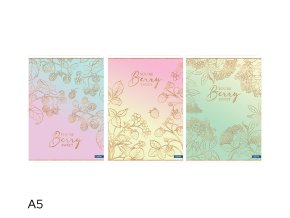 Sešit A5 linka 52l Berry mix