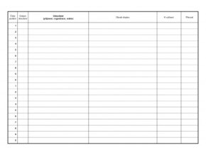 Kniha přijaté pošty A4,1 blok 40 stran