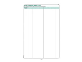 Stavební deník A4 číslovaný samopropis 53 listů