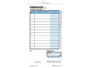 Obchodní paragon číslovaný, 2 x 50listů