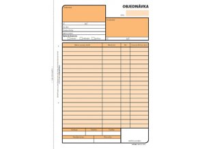 Objednávka A5 samopropis na výšku,100 listů