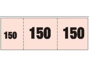 Šatnový blok 14x5 cm číslovaný, 200 listů