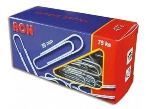 Dopisní aktové spony 50 mm 75 ks