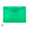 Obal spisový s klopou a drukem A5 LUMA zel