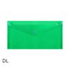 Obal spisový s klopou a drukem DL LUMA, zelený