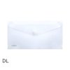 Obal spisový s klopou a drukem DL LUMA, bily