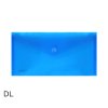 Obal spisový s klopou a drukem DL LUMA, modrý