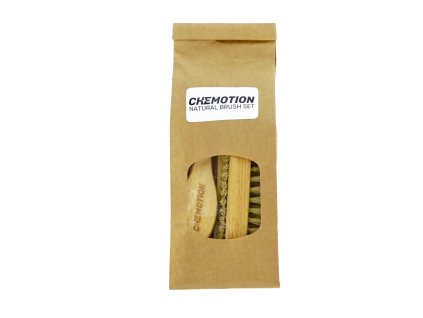 Chemotion Sada kefiek s prírodnými štetinami - na čistenie čalúnenia a interiéru -