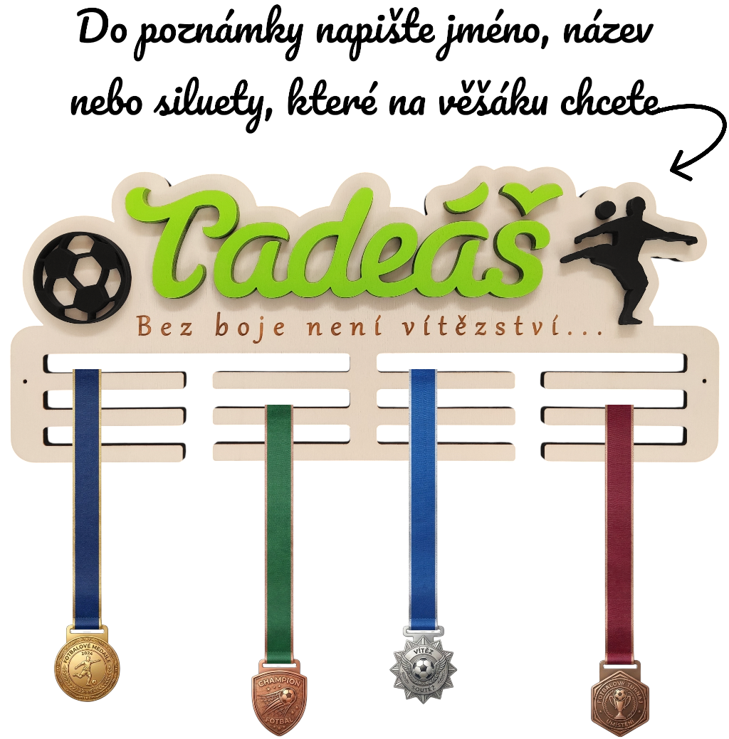 Držák na medaile – kuželky