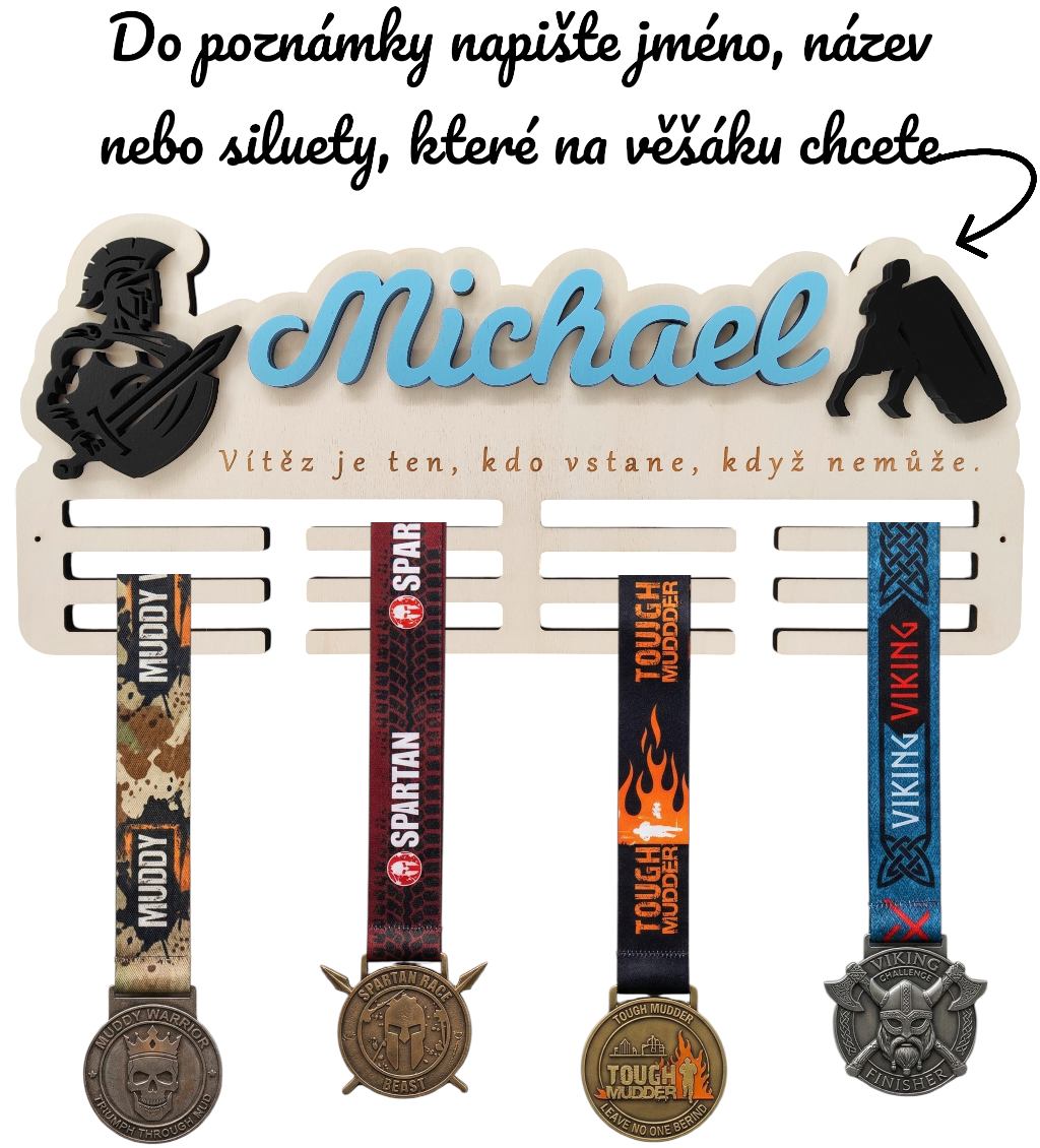 Držák na medaile – OCR / Spartan Race
