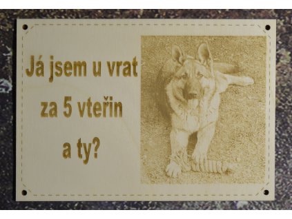 Cedulka s vlastní fotkou