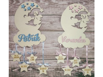 Dekorace pro miminka s vlastním jménem