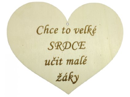 Srdíčko pro paní učitelku