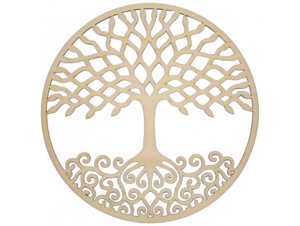 Dřevěný strom života Notos - dekorace na zeď, TOPOL