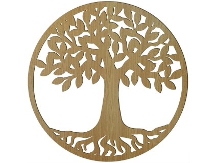 Dřevěný strom života Nova - dekorace na zeď, DUB