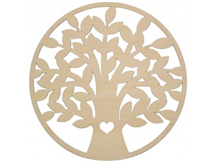Dřevěný strom života Janus - dekorace na zeď, TOPOL