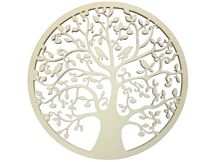 Dřevěný strom života Stella - dekorace na zeď, TOPOL