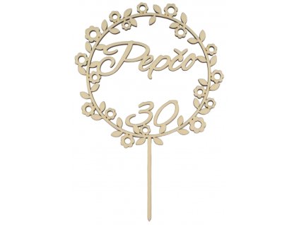 Zápich do dortu - s vlastním textem