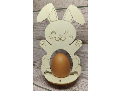 Velikonoční zajíček se stojánkem na vajíčko