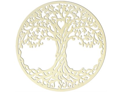 Dřevěný strom života Lucius - dekorace na zeď, TOPOL