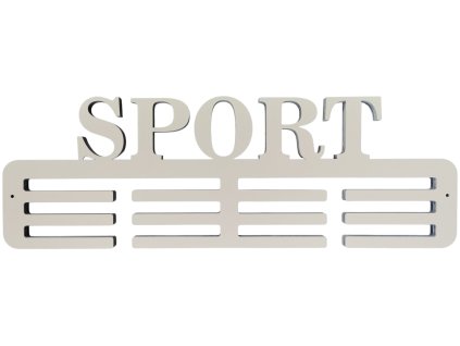 Věšák  na medaile - barva bílá