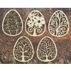 Sada  vajíček s jarními motivy 5ks