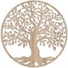 Dřevěný strom života Livia - dekorace na zeď, DUB SONOMA