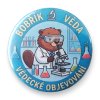Placka Bobřík vědy – odznak se špendlíkem