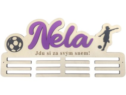 Vešiak na medaily futbal ženy