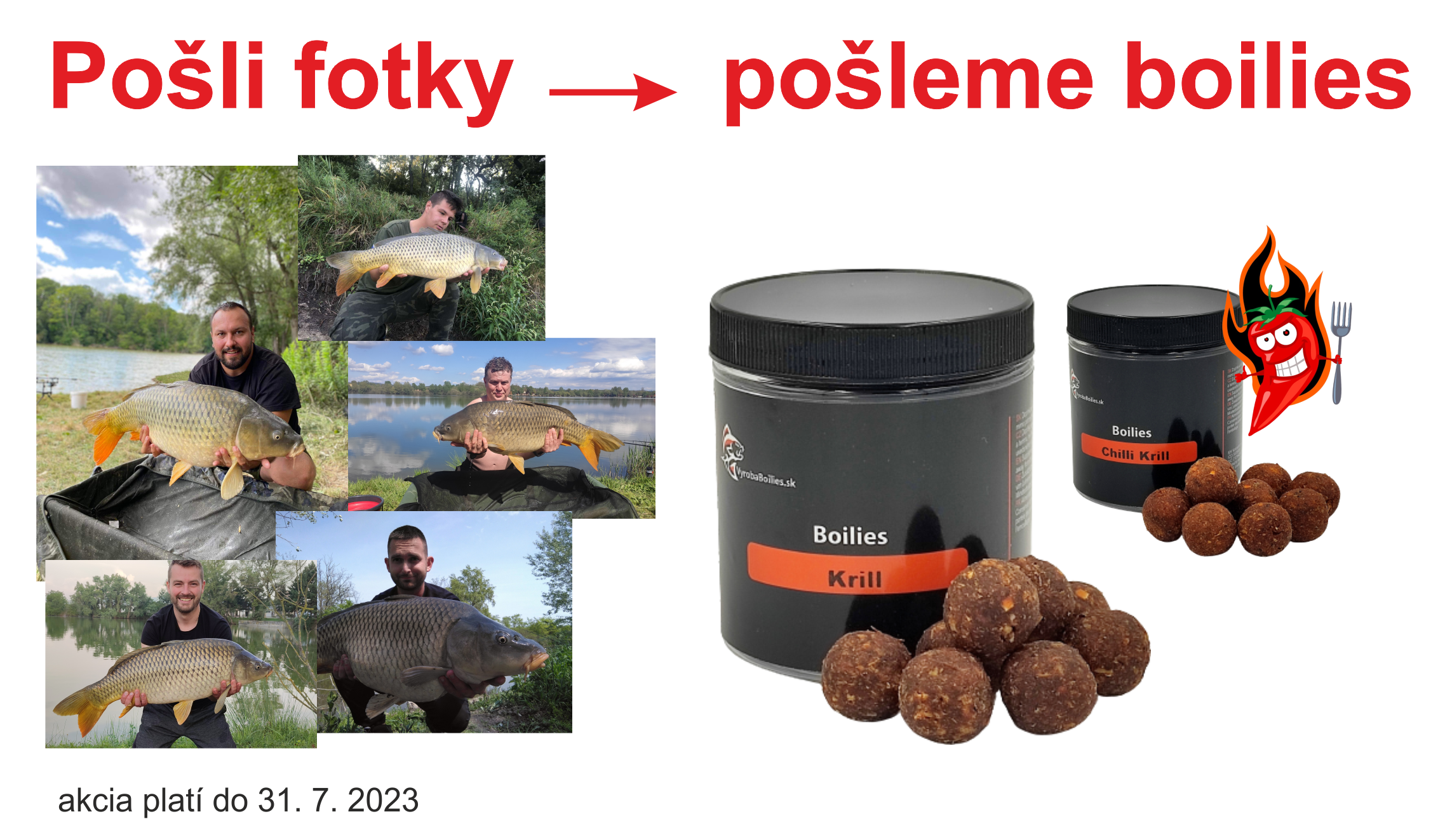 Pošli fotky --- pošleme boilies