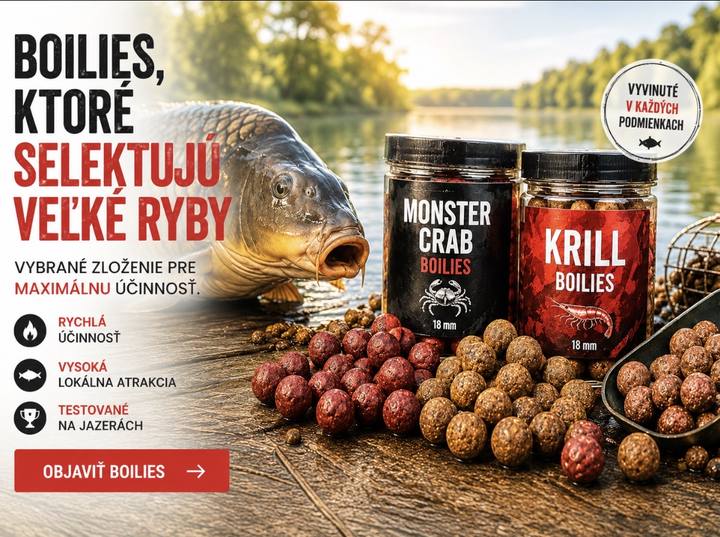 Krmné boilies 5 kg na ryby