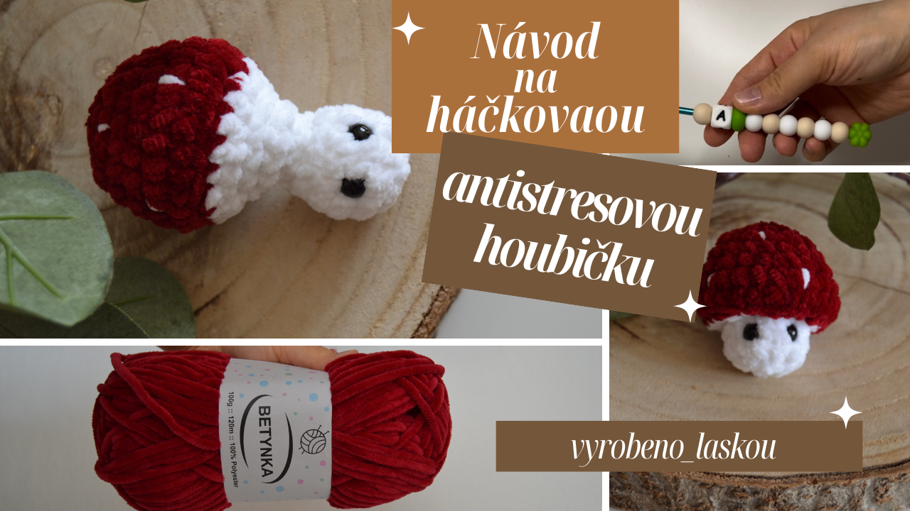 Návod na háčkovanou antistresovou houbu