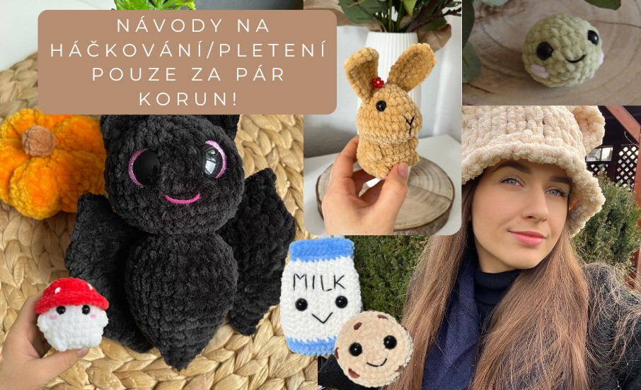 Návody na háčkování a pletení za pár korun