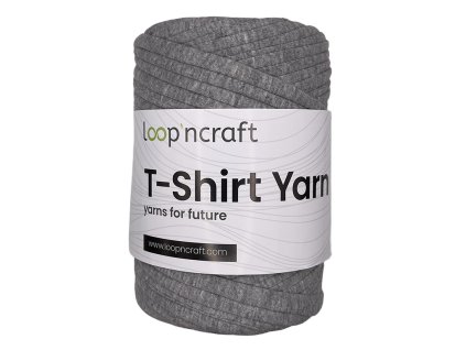 T shirt yarn šedá vyrobenolaskou