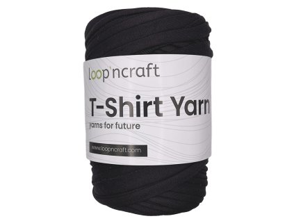T shirt yarn Černo šedá vyrobenolaskou