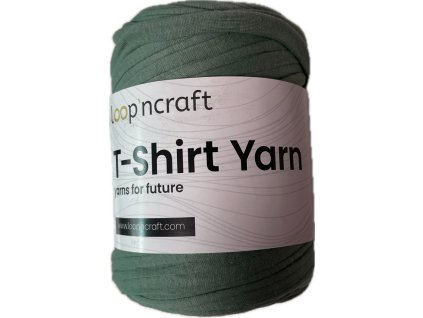 t shirt yarn prize trickova vyrobenolaskou zeleno šedá