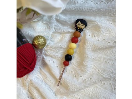 hp háček se silikonovými korálky vyrobenolaskou.cz