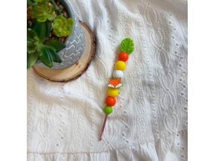 Háček se silikonovými korálky - Liška