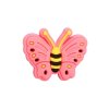 Růžový motýlek 103 silikonový korálek