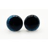 Modré glitrové oči 14mm 2 vyrobenolaskou