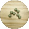 Silikonový korálek 12mm olivová