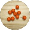 Silikonový korálek 15mm oranžová