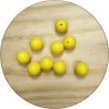 Silikonový korálek 15mm žlutá