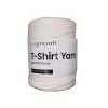 T shirt yarn smetanově bílá vyrobenolaskou