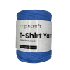 t-shirt yarn modrá denim tričková příze