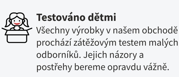 Testováno malými odborníky