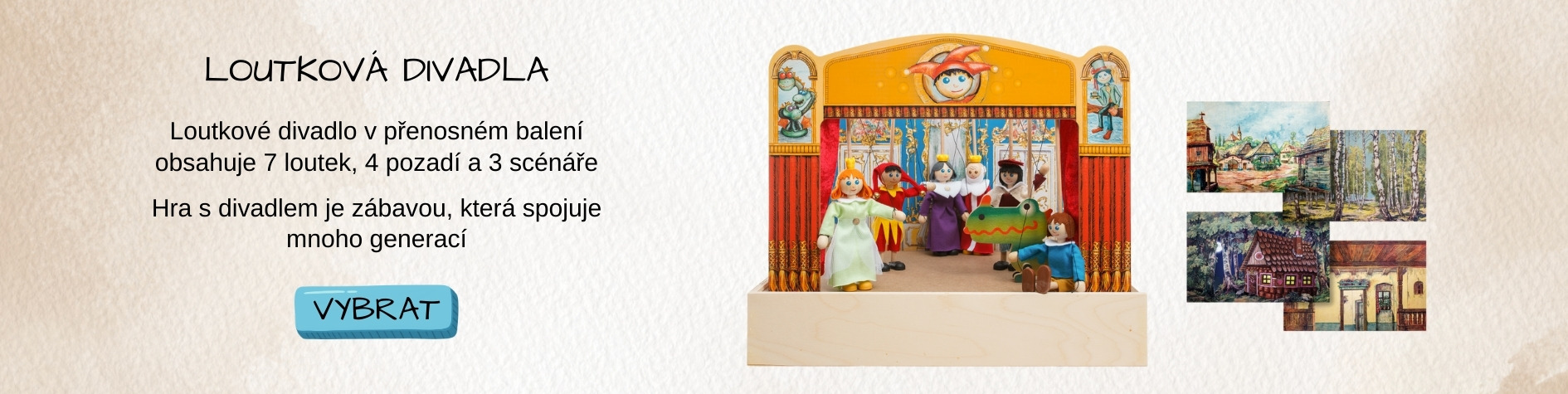 Loutková divadla pro děti