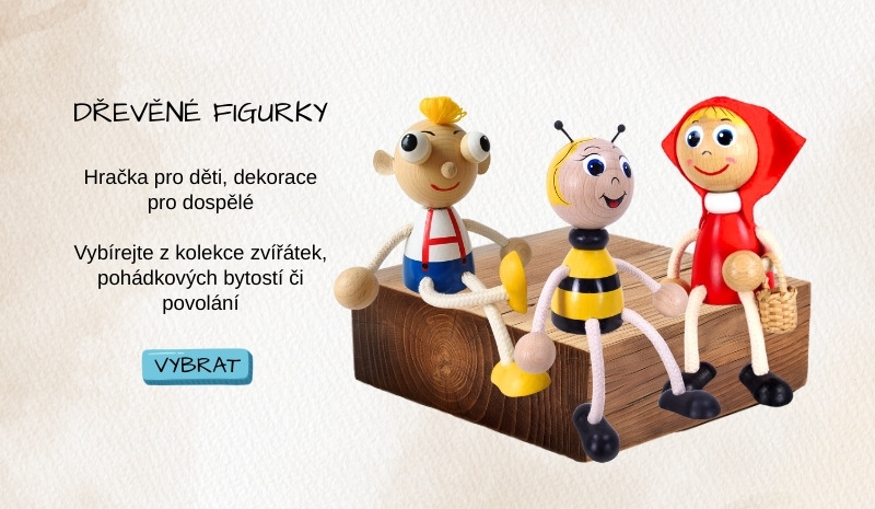 Dřevěné ručně malované figurky pro děti i dospělé KROKIDO