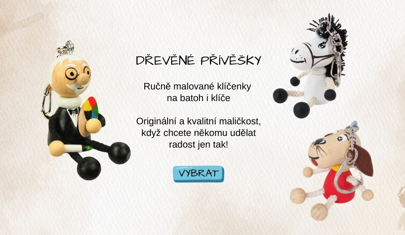 Ručně malované klíčenky KROKIDO